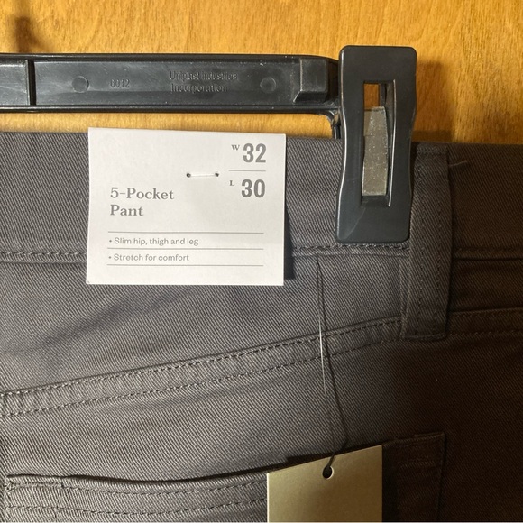 Goodfellow NWT Men’s 32x30 Slim Fit Stretch Denim Jeans Dark Gray 5 Pocket - Picture 3 of 6